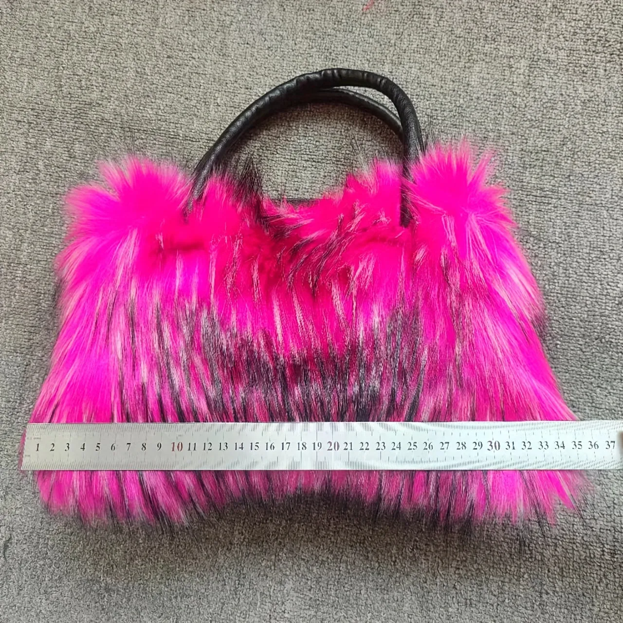 Stylish Fluffy Crossbody Bags, Purses With Top Handle