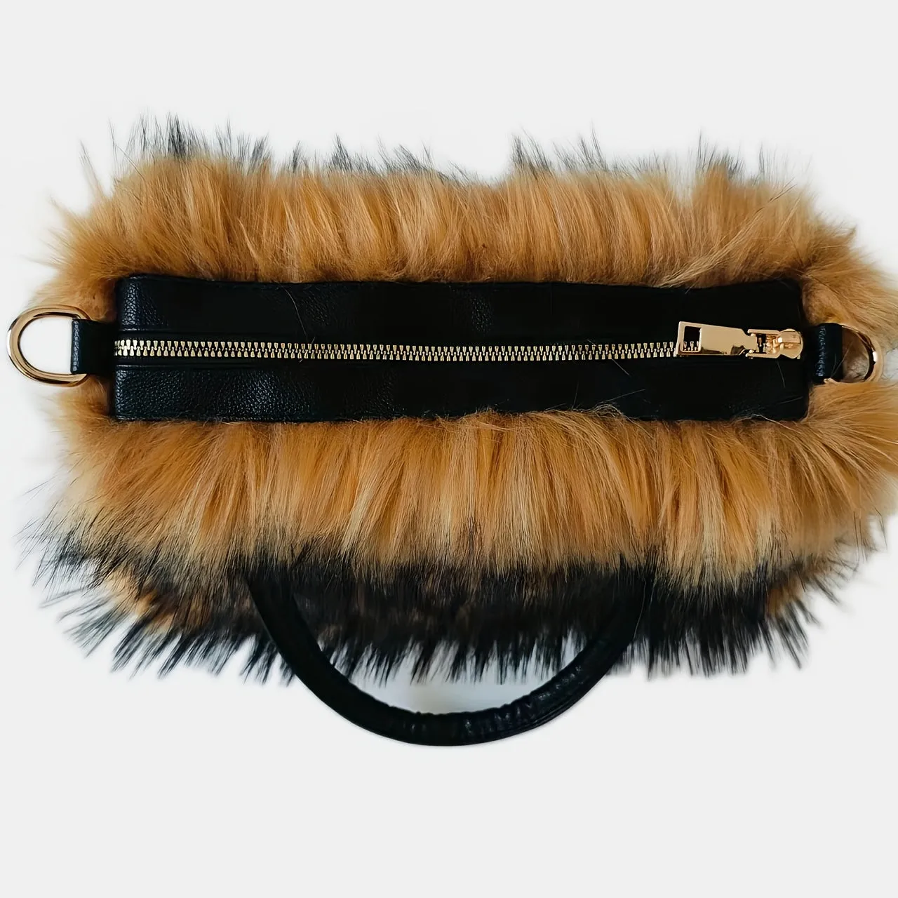 Stylish Fluffy Crossbody Bags, Purses With Top Handle
