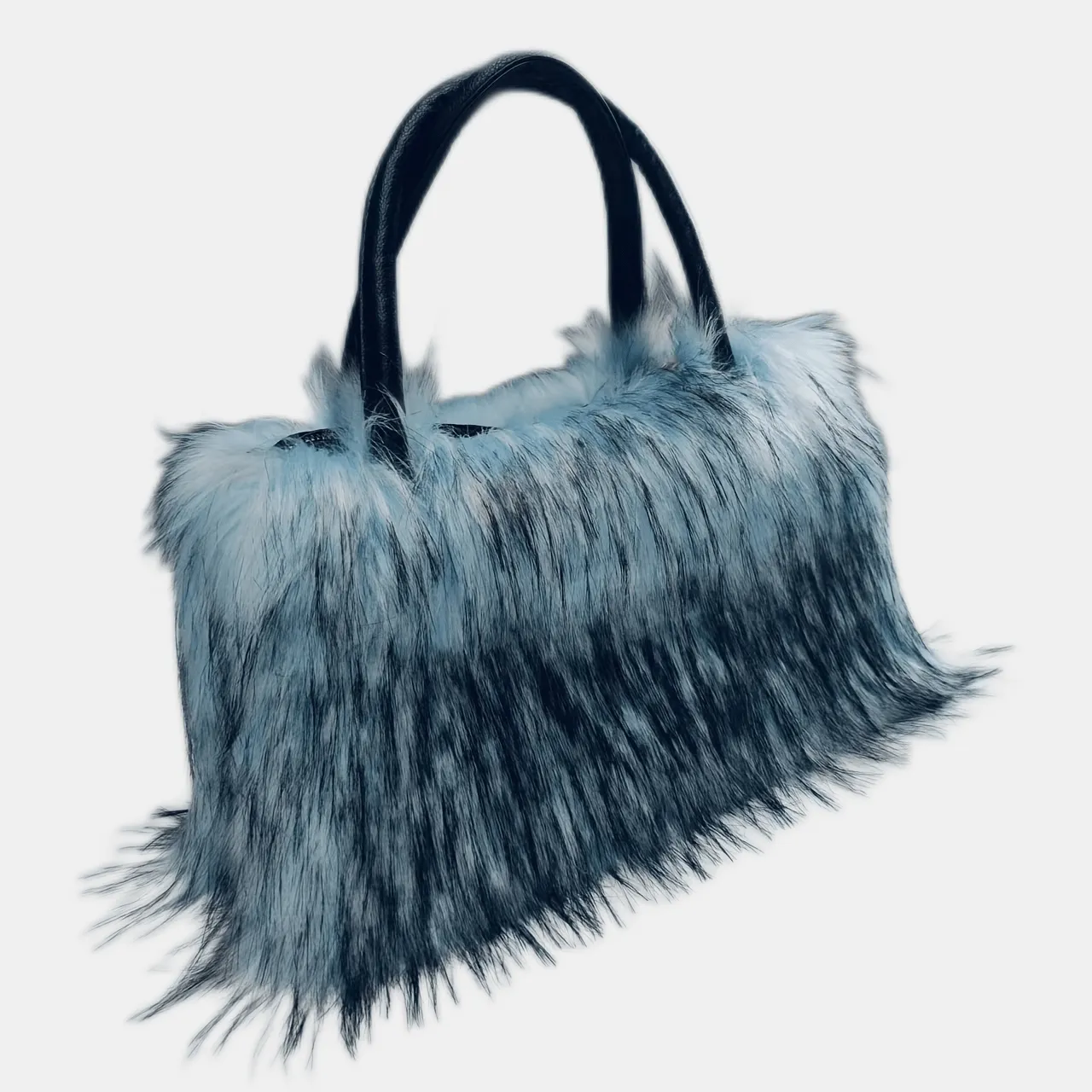Stylish Fluffy Crossbody Bags, Purses With Top Handle