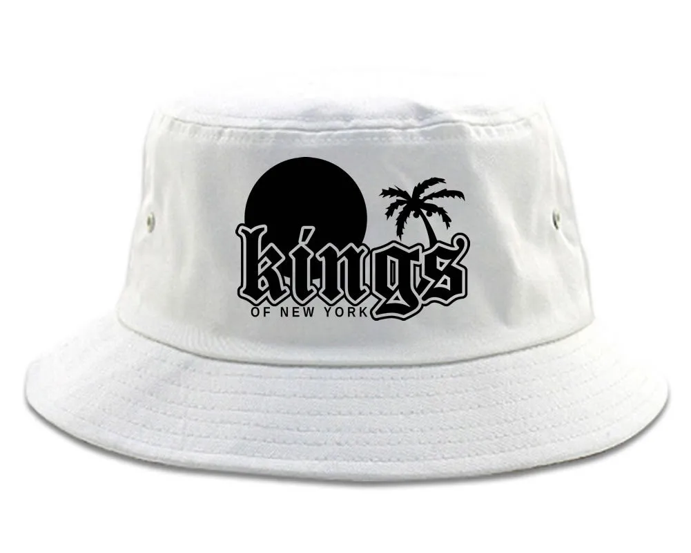 Sunsets And Palm Trees Mens Bucket Hat