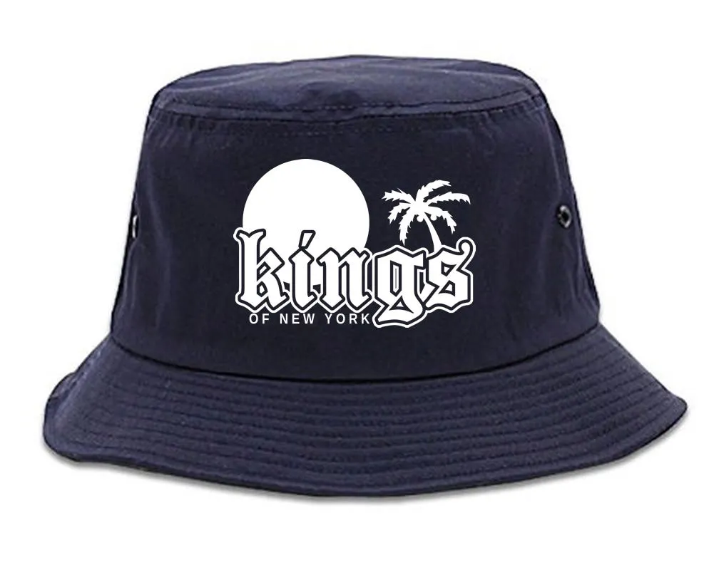 Sunsets And Palm Trees Mens Bucket Hat