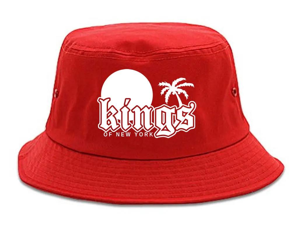 Sunsets And Palm Trees Mens Bucket Hat