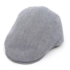 Tailored Driver Flat Cap in Blue or Grey by Christy's London