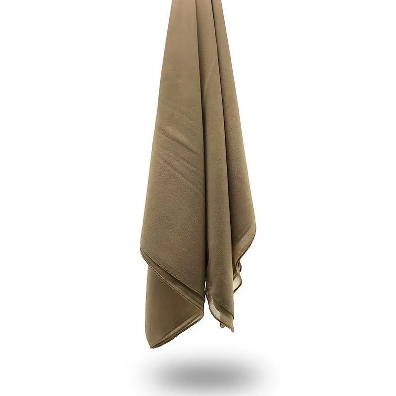 Toffee Georgette Chiffon Scarf