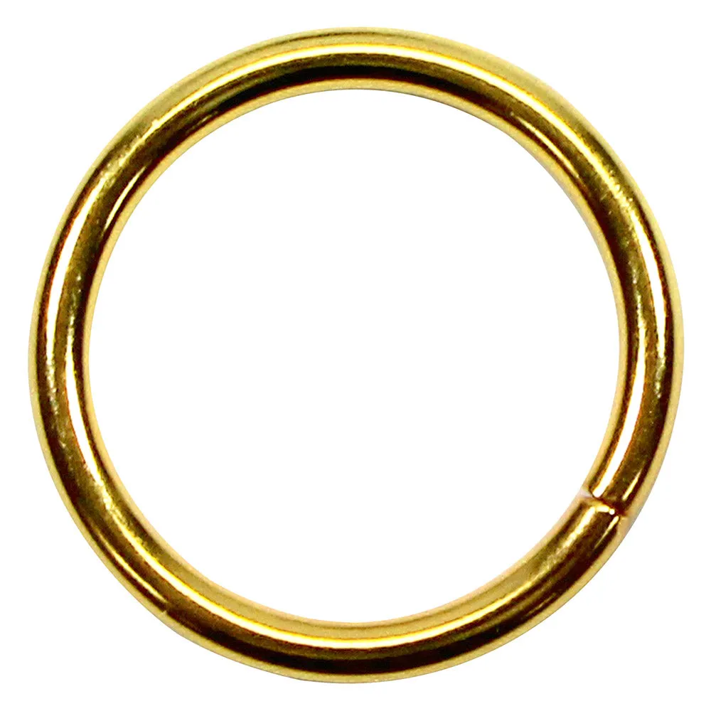 UNIQUE SEWING Round Rings - 32mm (1¼") - Gold - 4 pcs.