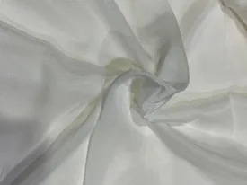 White CHINNON BAMBERG CHIFFON ~ 40&quot; wide